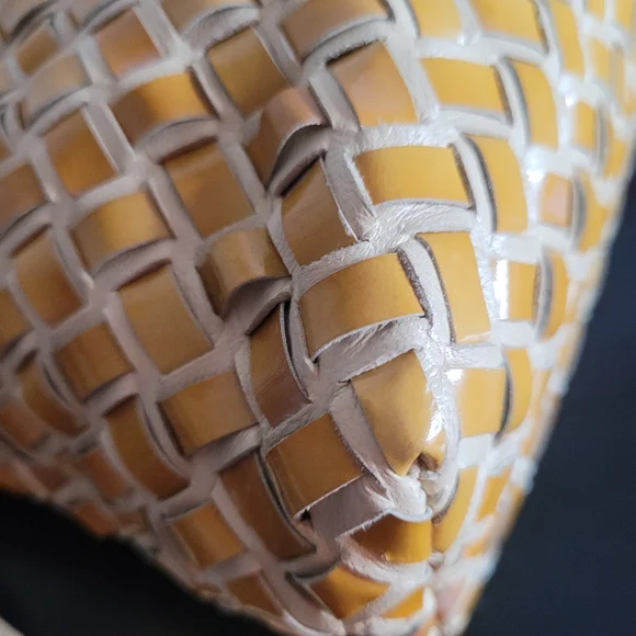 Bally Intrecciato Woven Leather Satchel - Picture 10 of 16